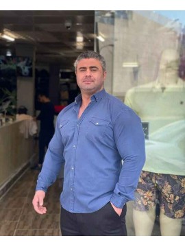پیراهن کتان سنگ شور کد 1345
